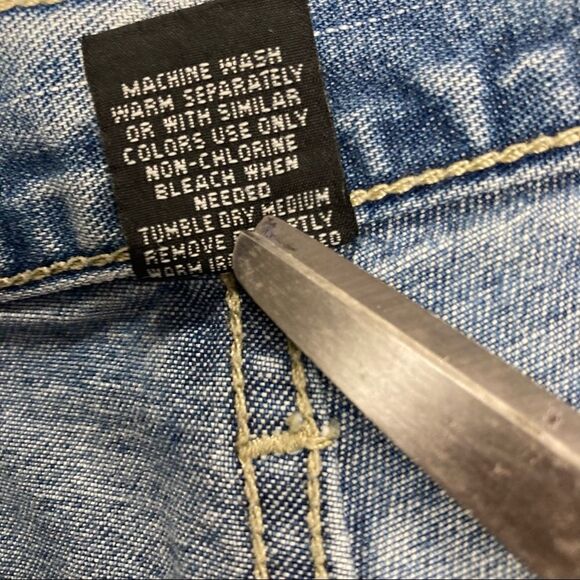 NEW YORK & COMPANY Women’s Jeans Blue Size 8 Slouch Average Inseam 29.5 - Picture 9 of 10